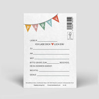 Einladungskarte | Children's Birthday Party Invitation | Postcard dinasour